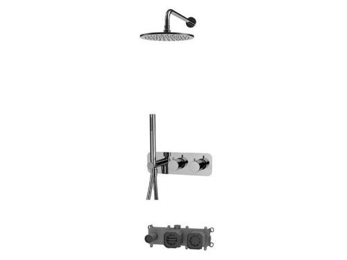 Душевая система Fima Carlo Frattini F3149X3R252CR*** встраиваемая в стену цвет хром
