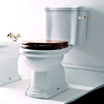 Чаша унитаза напольная Kerasan Retro 101201 цвет белый без бачка без сиденья душевой смыв