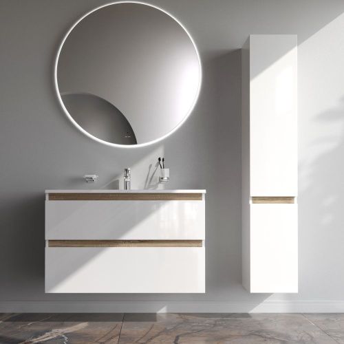 Тумба под раковину Am.Pm X-Joy M85AFHX1002WG 100х40 подвесная цвет белый - фото 5