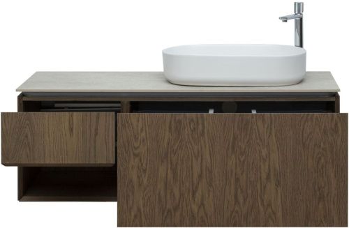 Тумба под раковину Allen Brau Infinity 1.21008.NO 120х50 подвесная цвет коричневый - фото 4