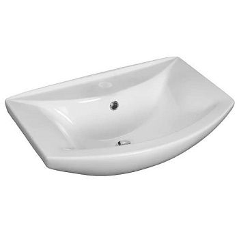 Раковина из сантехнического фарфора Onika Грация 1.3120.3.S00.11B.0 60х40 накладная цвет белый 1 отверстие под смеситель