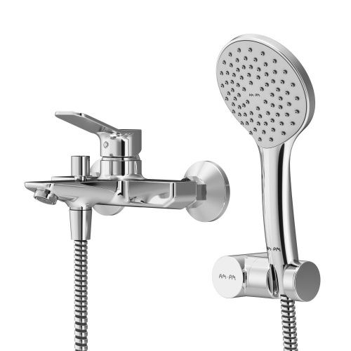 Смеситель для ванны и душа Am.Pm X-Joy F85A15000 настенный хром - фото 2
