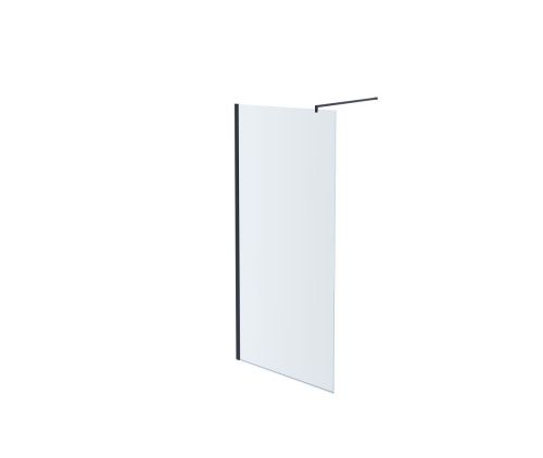 Душевая перегородка Aquatek AQ WIW 12020BL 120х200 стекло прозрачное профиль черный