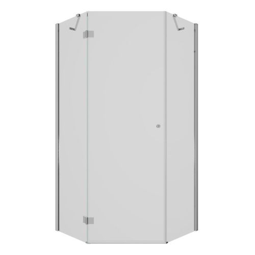 Душевой уголок Ambassador Diamond 12011112L 100х100 стекло прозрачное профиль хром без поддона