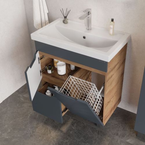 Тумба под раковину Onika Айленд 107069 70х40 - фото 4