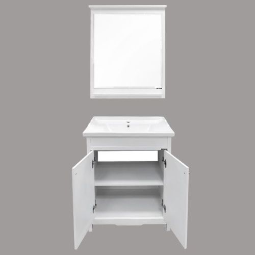 Тумба с раковиной Comforty Тбилиси 00003132629CF 70х50 напольная цвет белый - фото 5