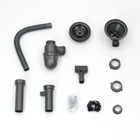 Кухонная мойка Melana ProfLine D5343HB графит 55х45 цвет серый поверхность полированная