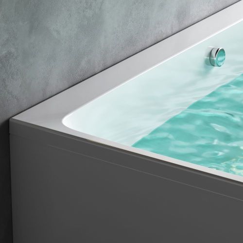 Ванна акриловая Am.Pm Func W84A-170-080W-A 170х80 пристенная прямоугольная без каркаса - фото 5