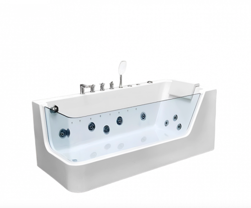 Ванна акриловая Frank 201759000 170х80 угловая асимметричная с каркасом - фото 2