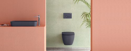 Клавиша смыва механическая Creavit GP2002.04 цвет черный - фото 3