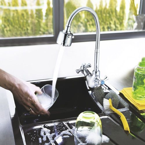 Смеситель для кухни G.Lauf QTZ QTZ4-E827 на столешницу хром - фото 4