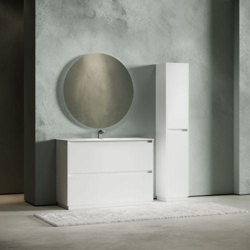 Тумба под раковину Sancos Libra Floor LB120F-1W 120х50 напольная цвет белый - фото 3