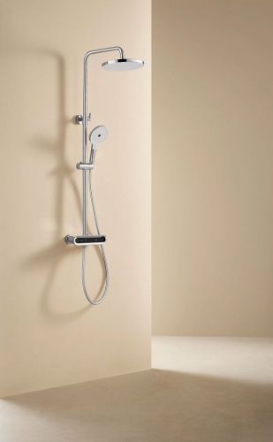 Душевая стойка Arrow AMG13S869ACP настенная цвет хром с термостатом - фото 5