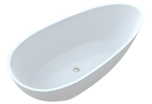 Ванна из искусственного камня C-Bath CBM002001 170х85 отдельностоящая овальная - фото 3