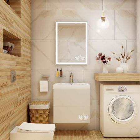 Зеркало с подсветкой Art&Max MONZA AM-Mon-600-800-DS-F 60х80 подвесное