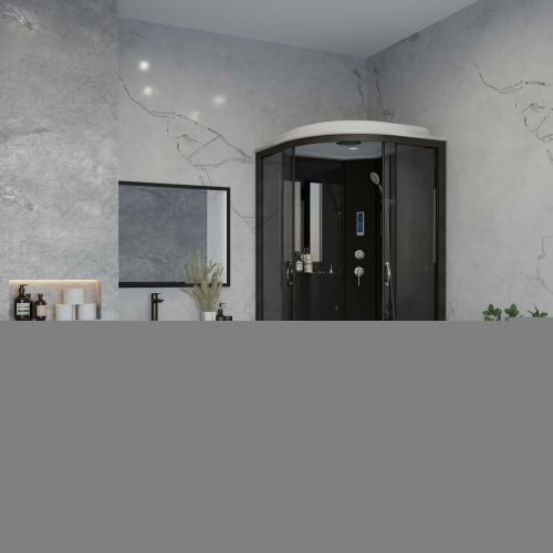 Душевая кабина Niagara Classic 65011434P 90х90 четверть круга с крышей ориентация универсальная - фото 3