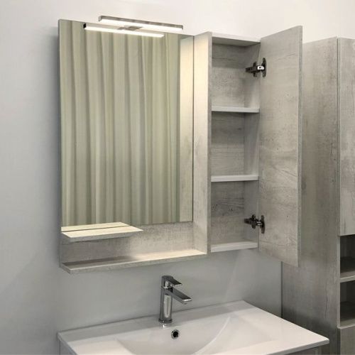 Зеркало-шкаф Comforty Верона 00004137100CF 80х80 подвесной цвет бежевый - фото 3