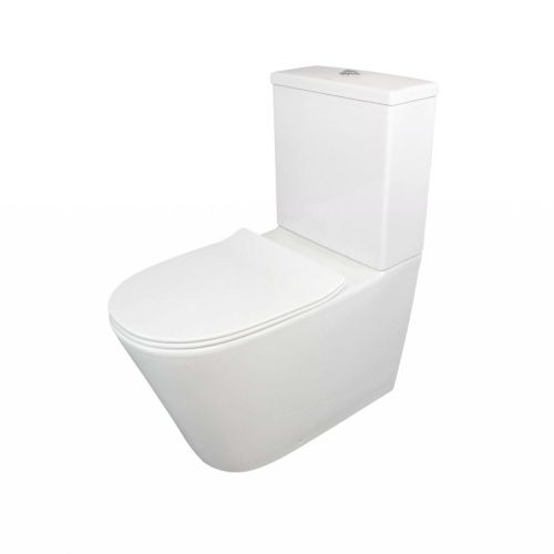 Унитаз напольный с бачком Creo Сeramique ORLEANS COMBO-OR1002 белый с сиденьем с микролифт душевой смыв - фото 4