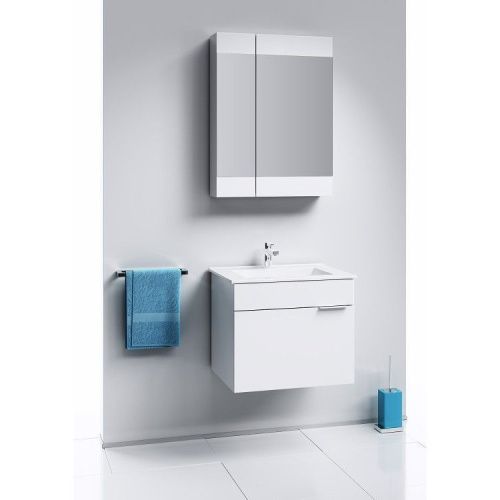 Зеркало-шкаф Aqwella Y Br.04.06/W 60х80 подвесной цвет белый - фото 3