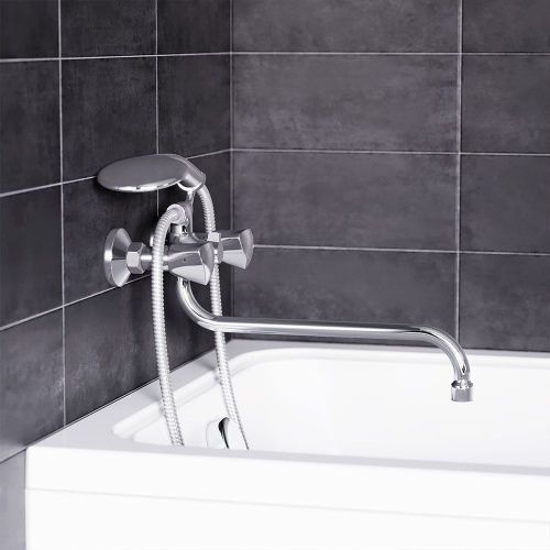 Смеситель для ванны и душа Damixa Object 349500000 настенный хром - фото 3