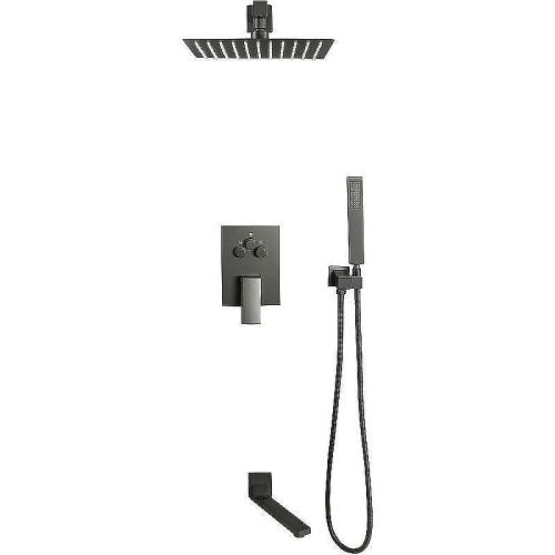 Душевая система ALMAes Eden TVZ-0817 встраиваемая в стену цвет черный - фото 2