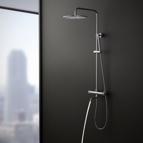 Душевая стойка Timo Saona SX-2380/00 настенная цвет хром с термостатом - фото 5