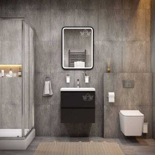 Зеркало с подсветкой Art&Max GENOVA AM-Gen-600-800-DS-F 60х80 подвесное