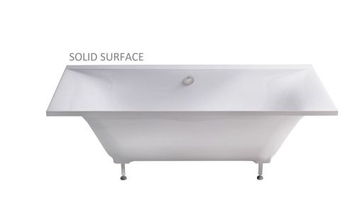 Ванна из искусственного камня Astra-Form Геркулес 01010072 190х90 пристенная прямоугольная с ножками - фото 4