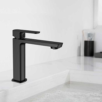 Смеситель Vincea Next VBF-1N1MB на раковину черный