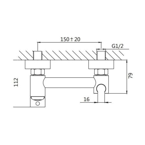 Гигиенический душ со смесителем Shevanik S107G золото - фото 3