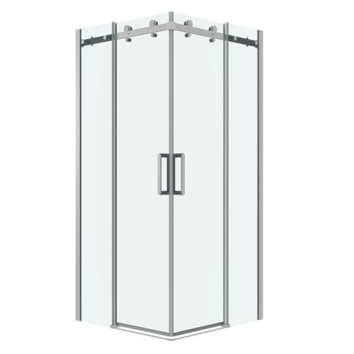 Душевой уголок Grossman Classic 300.K33.04.8080.10.00 80х80 стекло прозрачное профиль хром без поддона