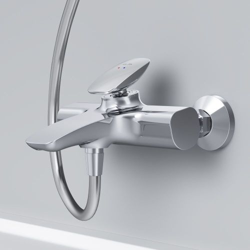 Смеситель для ванны и душа Am.Pm Spirit V2.0 F70A10000 настенный хром - фото 5