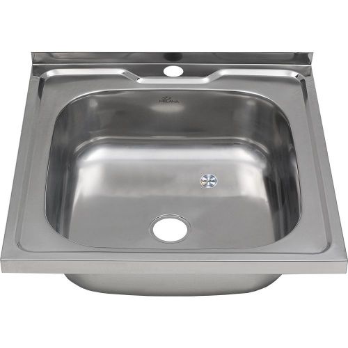 Кухонная мойка Melana 074 t (*20) 50х50 цвет хром поверхность матовая - фото 2