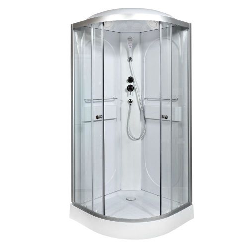 Душевая кабина AvaCan L608 80х80 четверть круга с крышей ориентация универсальная - фото 2