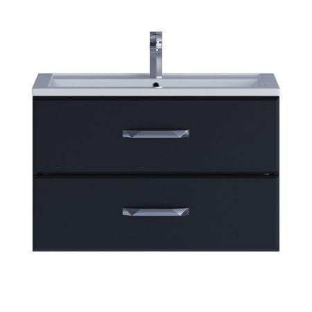 Тумба под раковину Uperwood Foster 291020517 80х50 подвесная цвет черный