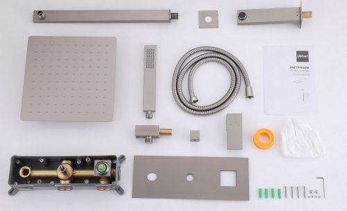 Душевая система Abber AF8217SP встраиваемая в стену цвет серый - фото 3