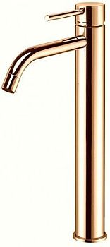 Смеситель для раковины Paffoni Light LIG081HG на столешницу золото