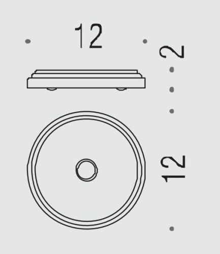 Мыльница Colombo Hermitage B3340.CR - фото 2