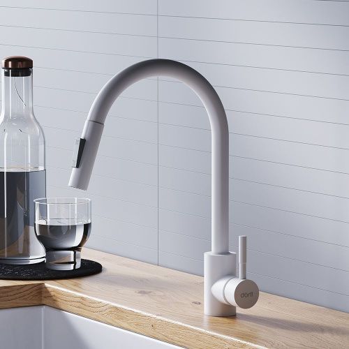 Смеситель для кухни Dorff Logic D3007533 на мойку белый