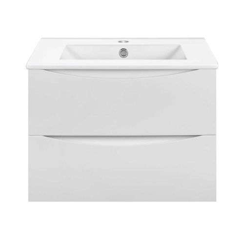 Тумба под раковину Vincea Mia Slim VMC-2MC700S1GW 70х40 подвесная цвет белый - фото 2