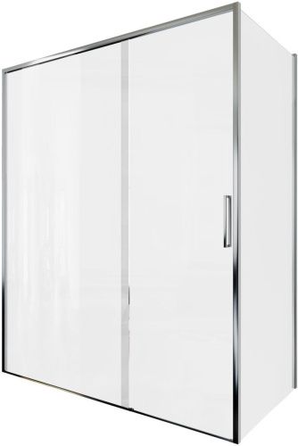 Душевой уголок Aquanet Pleasure Evo AE65-160x80-CT 160х80 стекло прозрачное профиль хром без поддона - фото 2