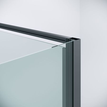 Душевой уголок Niagara Nova NG-35-8AGR-A100GR-34 100х80 стекло прозрачное профиль графит без поддона