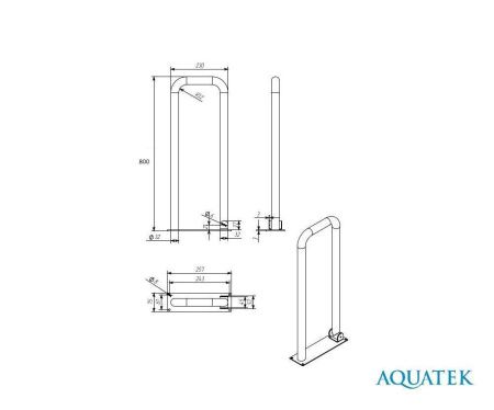 Поручень Aquatek POR-0000004