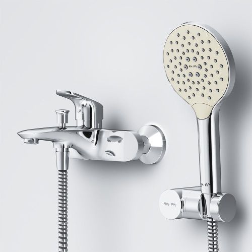 Смеситель для ванны и душа Am.Pm Like F8015000 настенный хром - фото 4