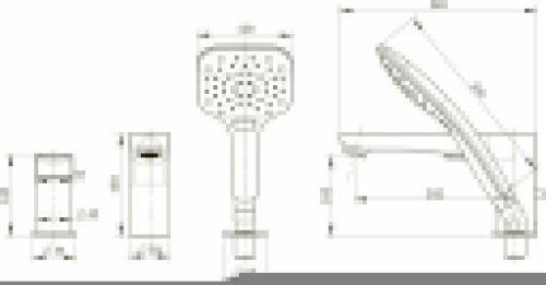 Смеситель Bravat Iguassu F5173218CP-1-RUS на борт ванны хром - фото 2
