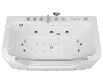 Ванна акриловая Grossman GR-16085 160х85 пристенная прямоугольная с ножками