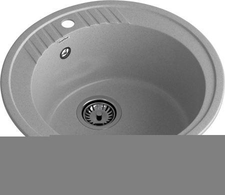 Кухонная мойка Granfest Rondo R-520 серый 50х50 цвет серый поверхность матовая