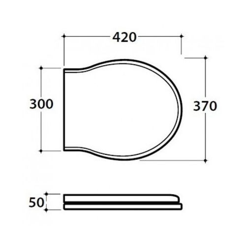 Крышка сиденье для унитаза Globo Paestum PA140bi/oro - фото 2