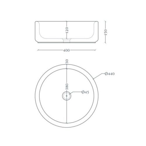 Раковина керамическая Artceram Wonder WNL002 01 34 60 см накладная цвет белый без отверстий под смеситель - фото 2