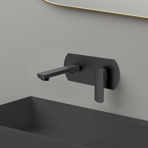 Смеситель для раковины Vincea Next VBFW-1N1MB встраиваемый в стену черный